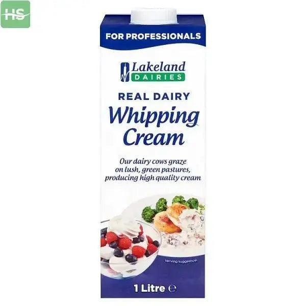 Lakeland Dairies Real Dairy Whipping Cream 1 Litre - Honesty Sales Main image