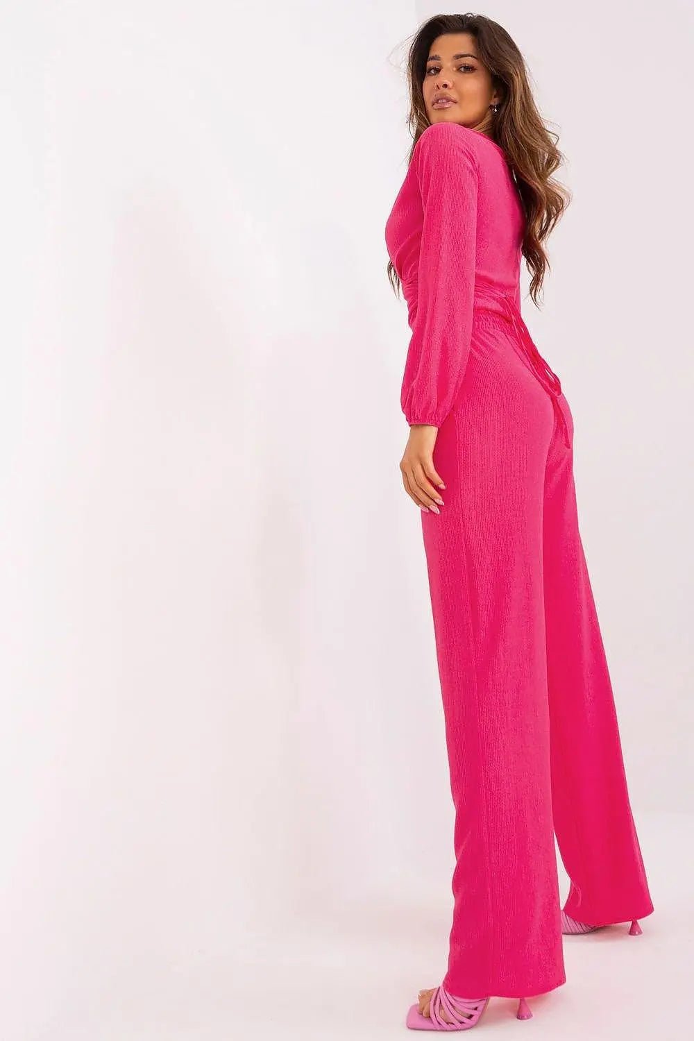 Lakerta casual set of blouse and pants - Honesty Sales