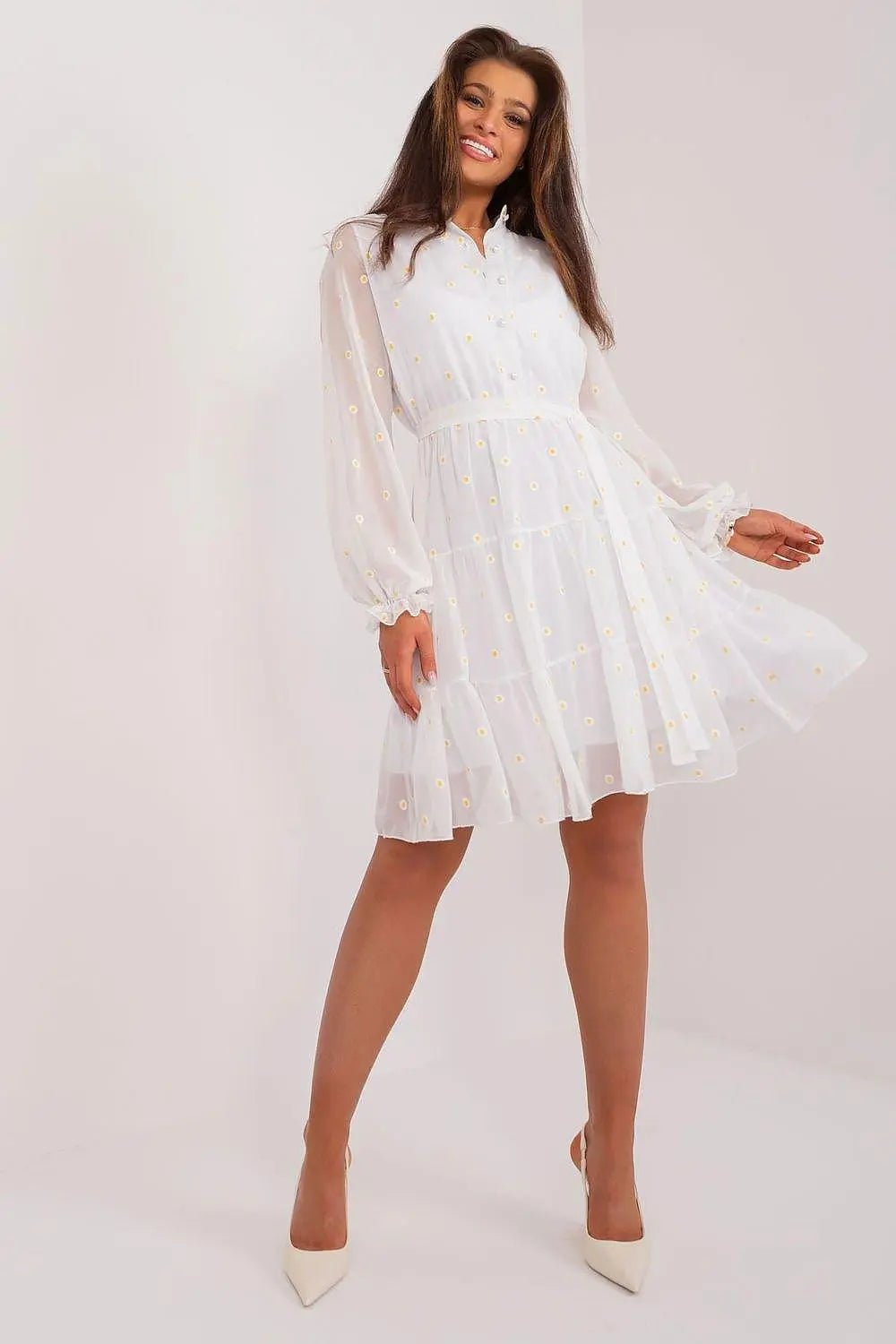 Lakerta elegance and comfort floral pattern cocktail dress - Honesty Sales