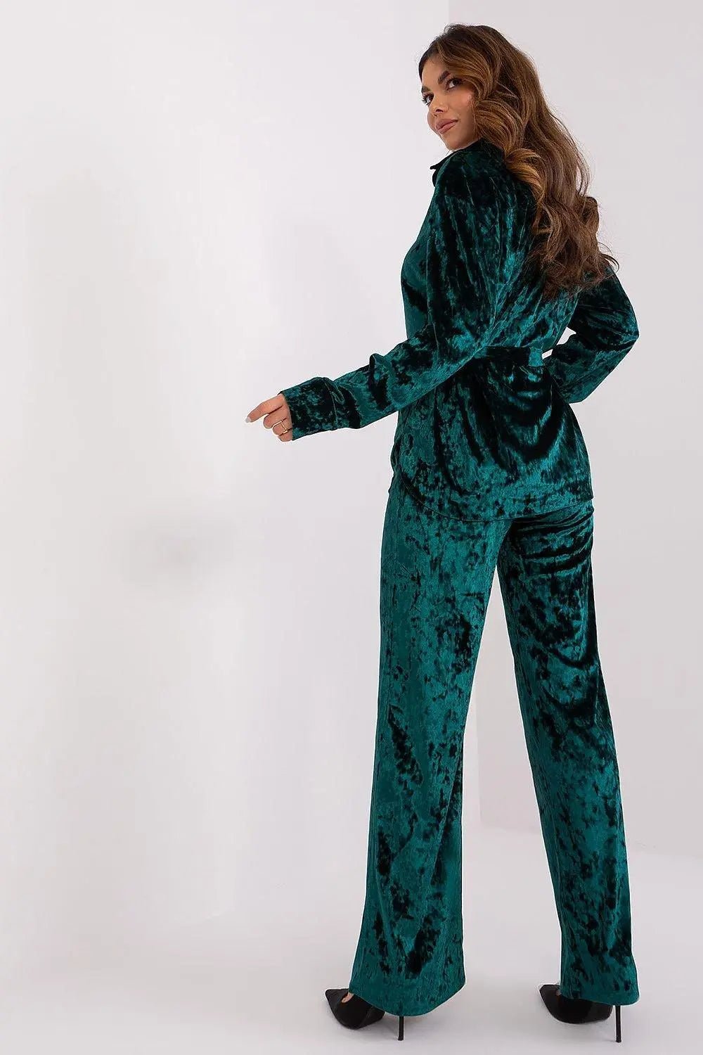 Lakerta velour shirt with pants - Honesty Sales