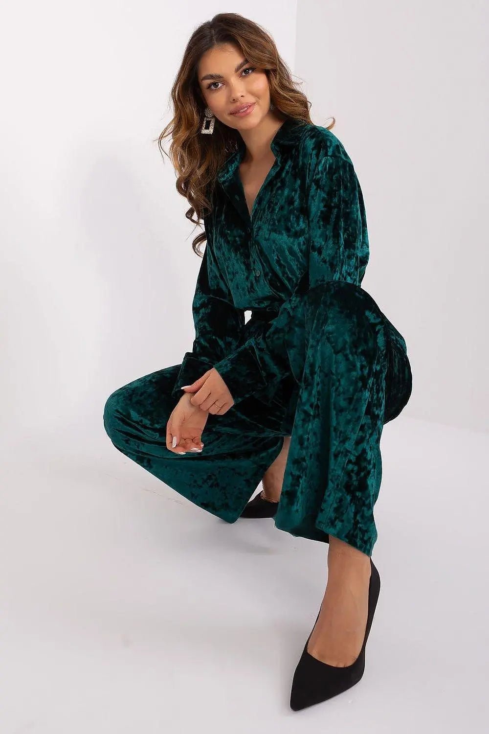 Lakerta velour shirt with pants - Honesty Sales