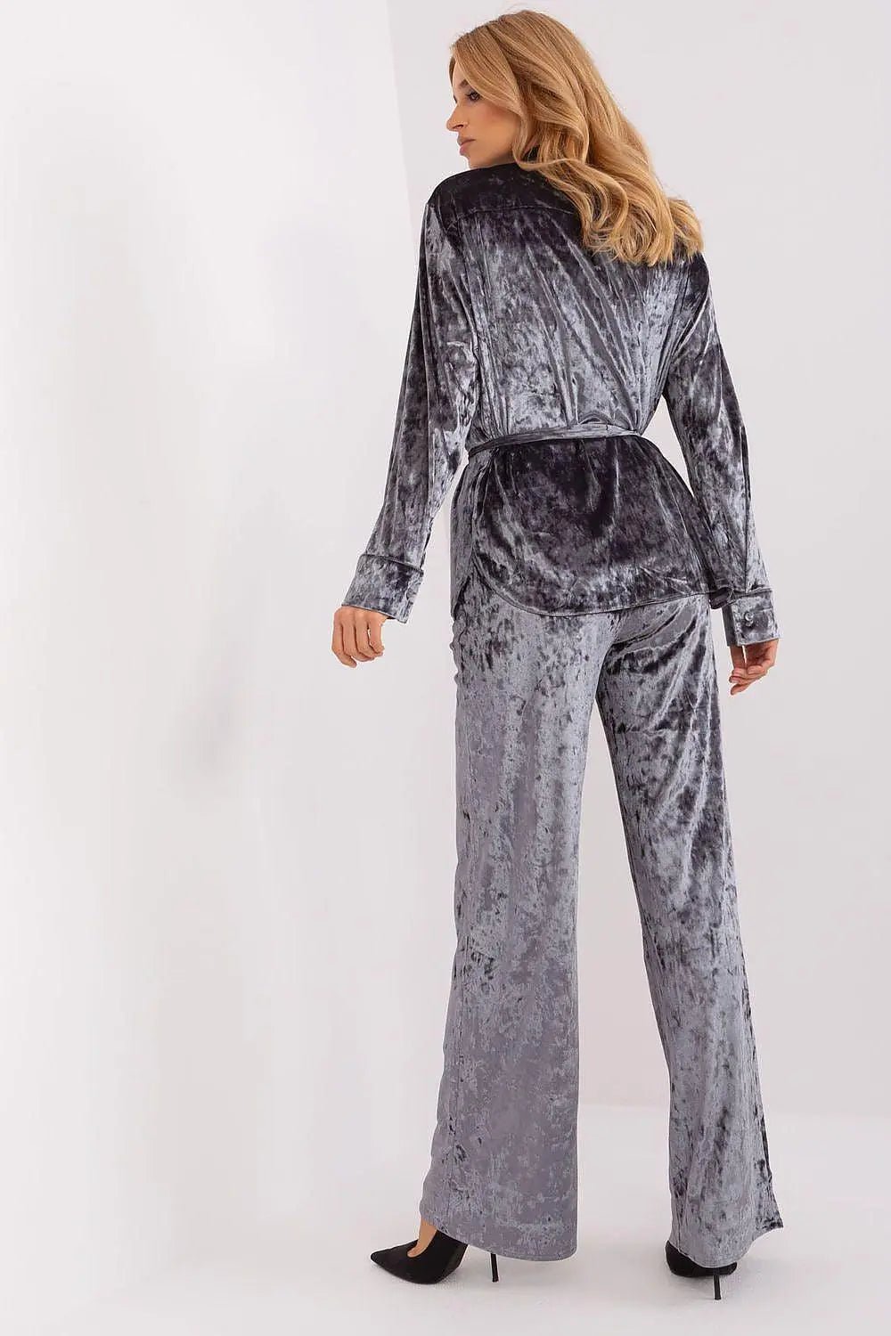 Lakerta velour shirt with pants - Honesty Sales