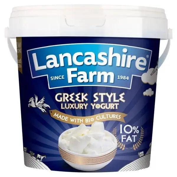 Lancashire Farm Greek Style Natural Yogurt 1kg - Honesty Sales Main image