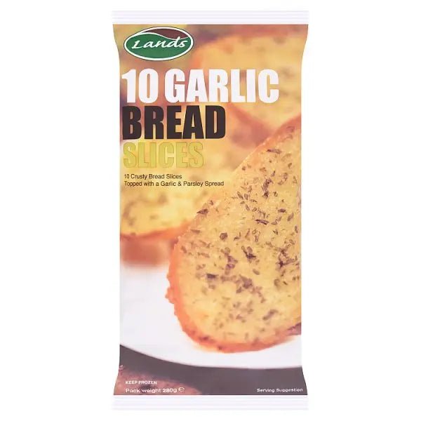 Lands 10 Garlic Bread Slices - Honesty Sales