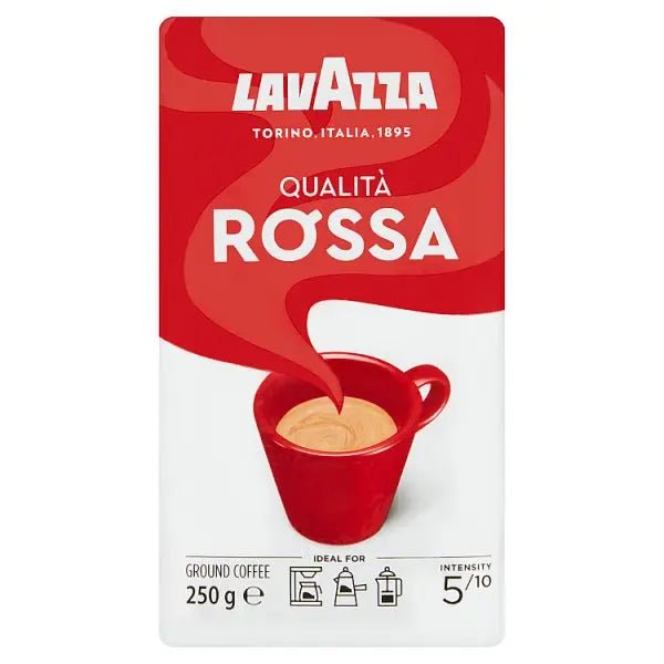 Lavazza Qualità Rossa Ground Coffee 250g (Case of 6) - Honesty Sales