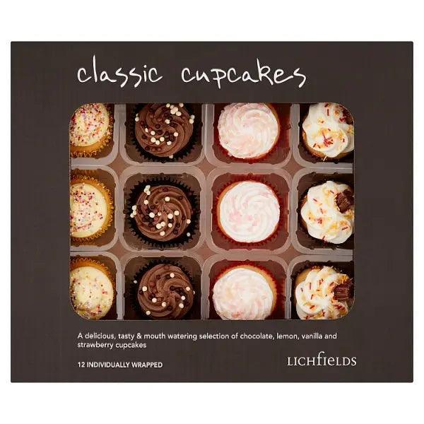 Lichfields 12 Classic Cupcakes (Case of 12) - Honesty Sales