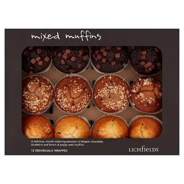 Lichfields 12 Mixed Muffins (Case of 12) - Honesty Sales Hauptbild
