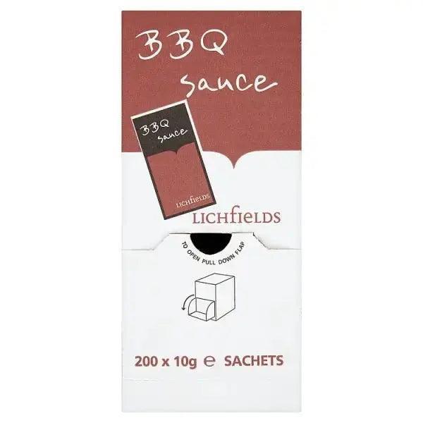 Lichfields BBQ Sauce 200 x 10g - Honesty Sales