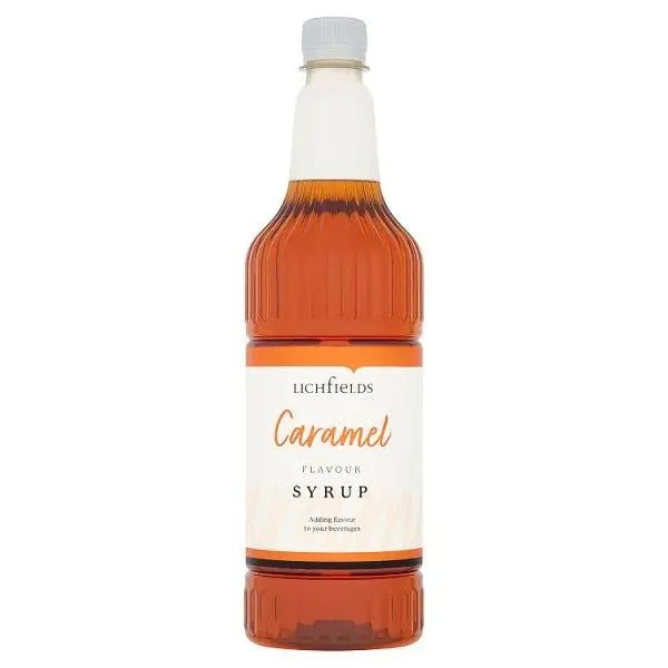 Lichfields Caramel Flavour Syrup 1 Litre - Honesty Sales