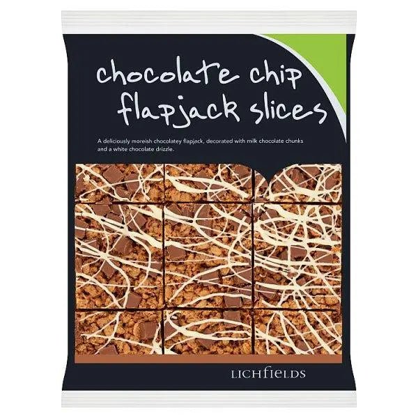 Lichfields Chocolate Chip Flapjack Slices 585g - Honesty Sales