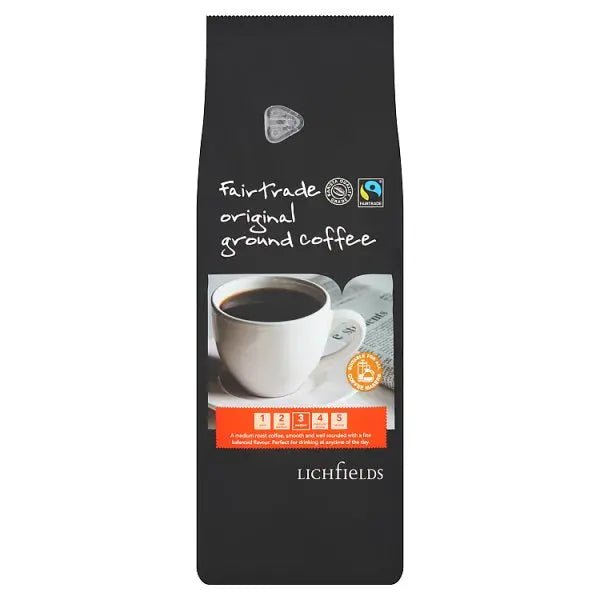 Lichfields Fairtrade Original Ground Coffee 1kg - Honesty Sales