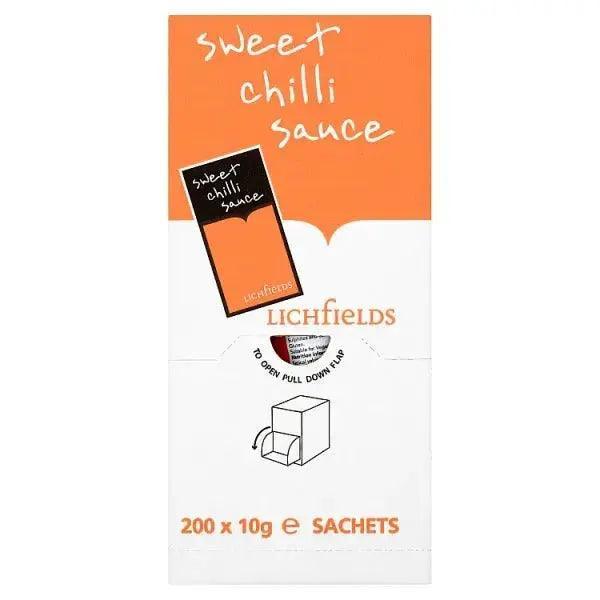 Lichfields Sweet Chilli Sauce 200 x 10g - Honesty Sales Main image