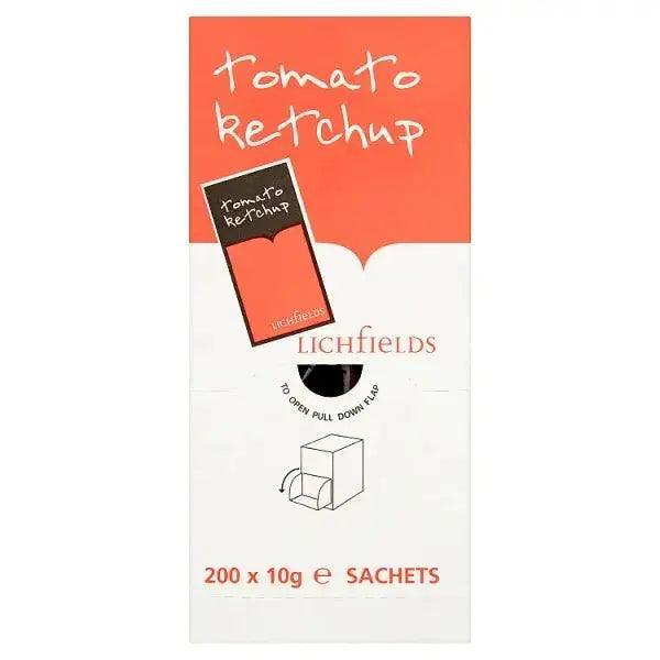 Lichfields Tomato Ketchup 200 x 10g - Honesty Sales Main image