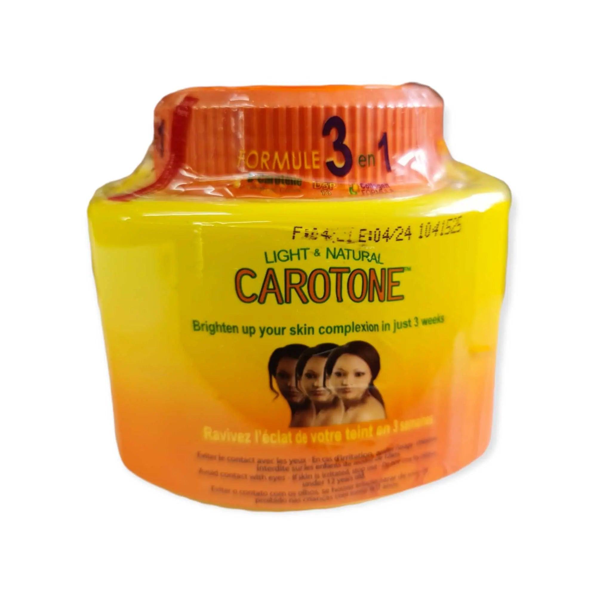 Light & Natural CaroTone Brightening Cream 330g - Honesty Sales Hauptbild