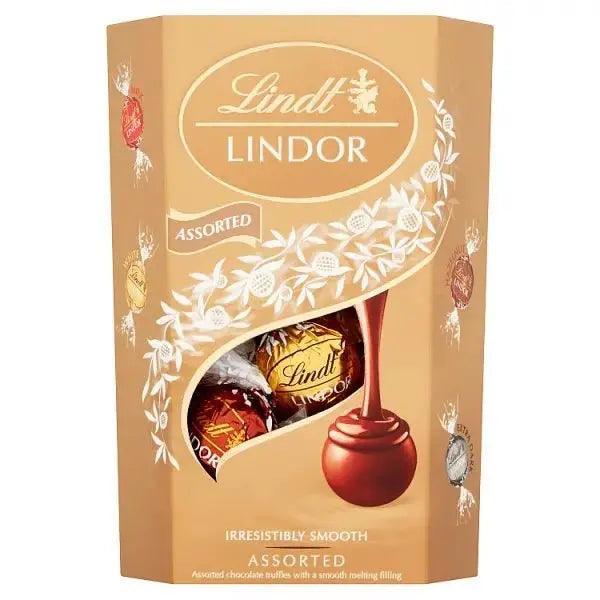 Lindt Lindor Assorted Chocolate Truffles Box 200g (Case of 8) - Honesty Sales