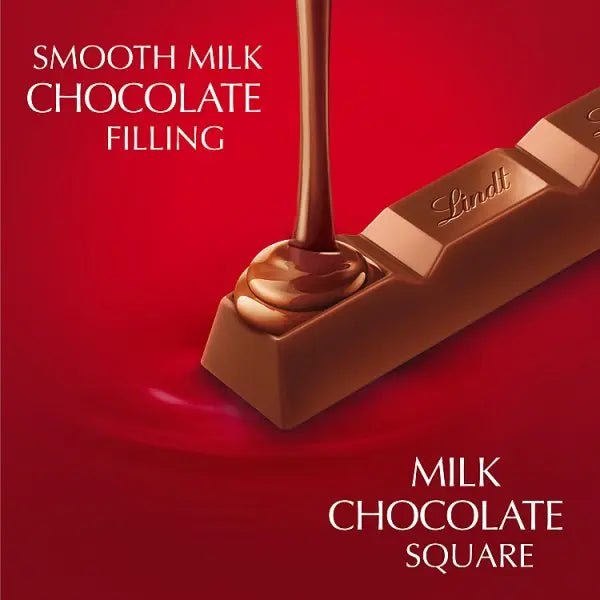 Lindt Lindor Milk Chocolate Treat Bar 38g (Case of 24) - Honesty Sales