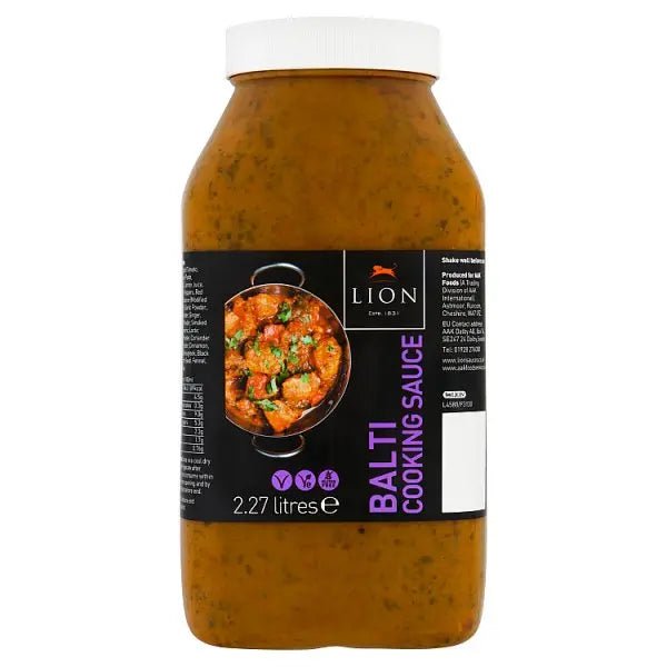 Lion Balti Cooking Sauce 2.27 Litres - Honesty Sales