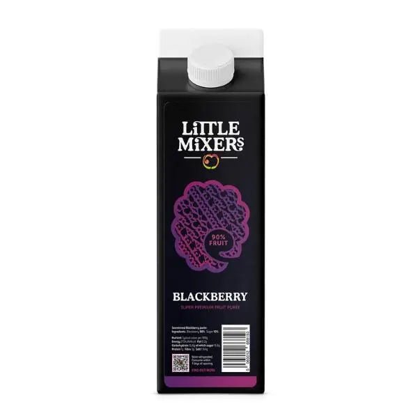 Little Mixers Super Premium Blackberry Puree 1Ltr - Honesty Sales