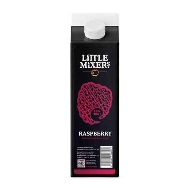 Little Mixers Super Premium Raspberry Puree 1ltr - Honesty Sales