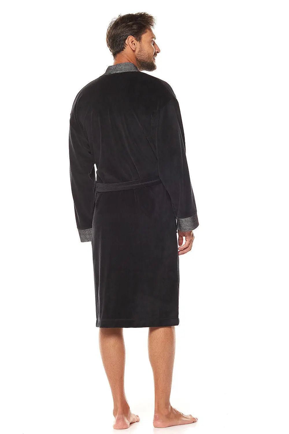 L&L collection Men's velour bathrobe - Honesty Sales