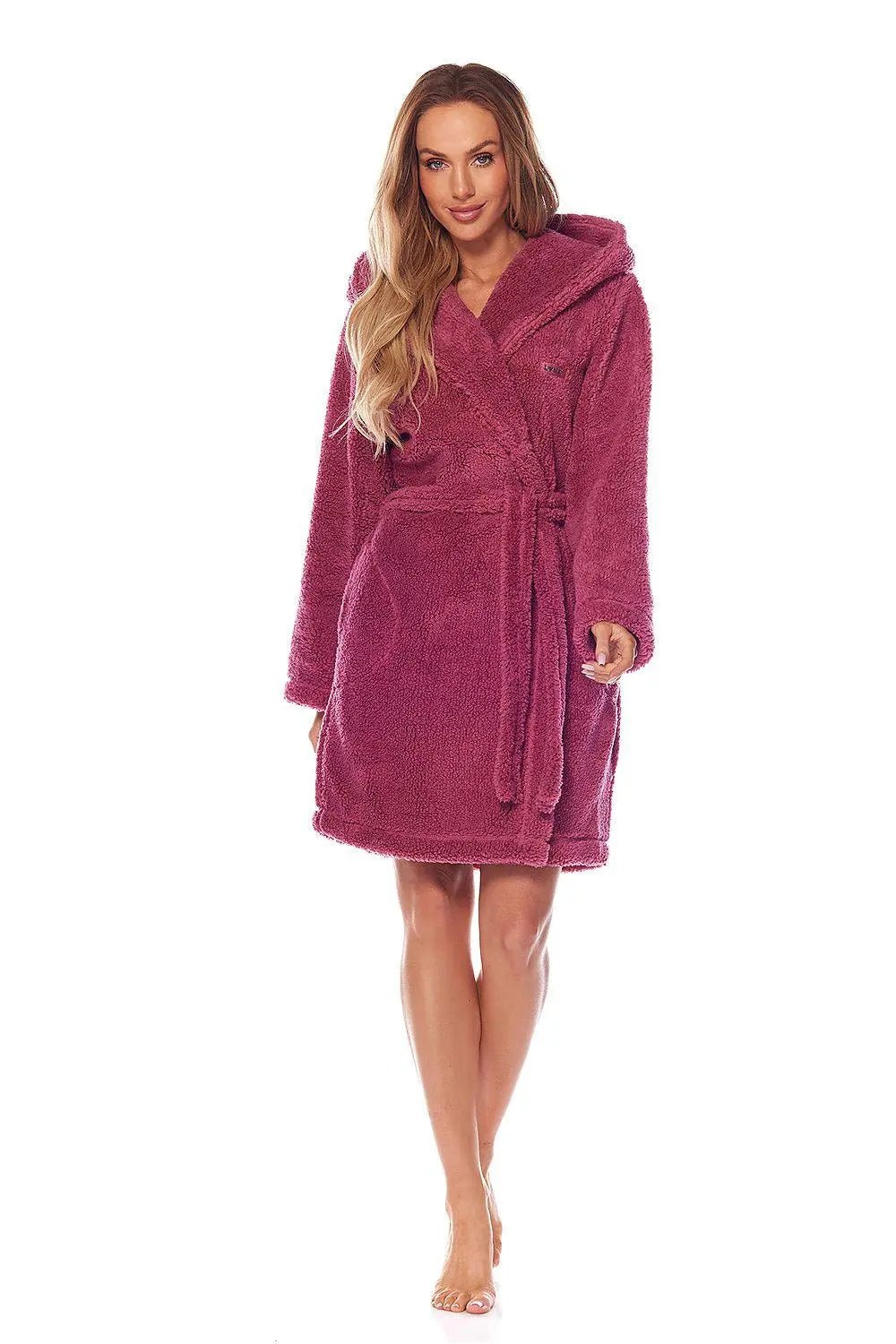 L&L collection pleasant warm material womens bathrobe - Honesty Sales