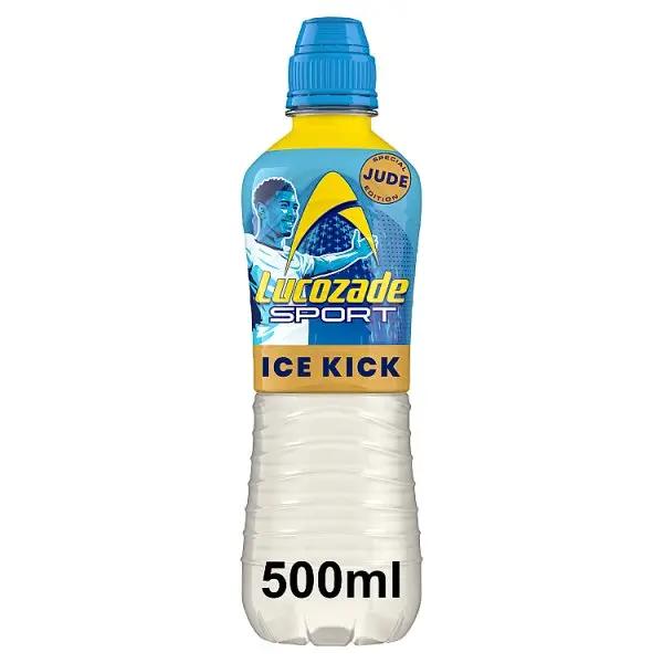 Lucozade Sport Drink Ice Kick Jude Bellingham Edition 500ml (Case of 12) - Honesty Sales