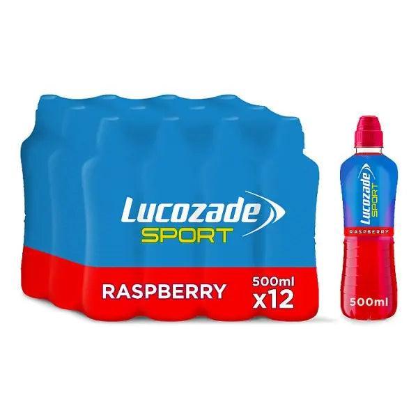 Lucozade Sport Raspberry 500ml (Case of 12) - Honesty Sales Main image