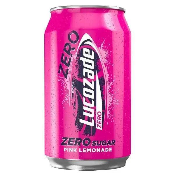 Lucozade Zero Pink Lemonade 330ml (Case of 24) Secondary image