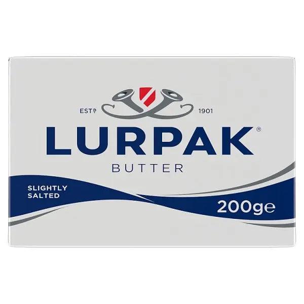 Lurpak Slightly Salted Butter 200g (Case of 10) - Honesty Sales