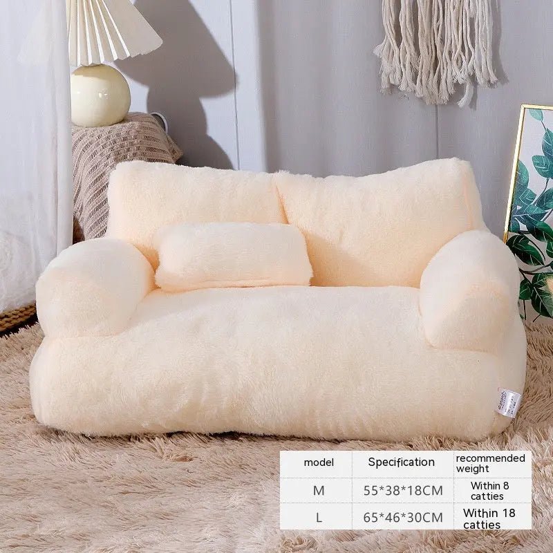 Luxury Cat Bed Sofa Winter Warm Cat Nest Pet Bed For Small Medium Dogs Cats Comfortable Plush Puppy Bed Pet Supplies - Honesty Sales