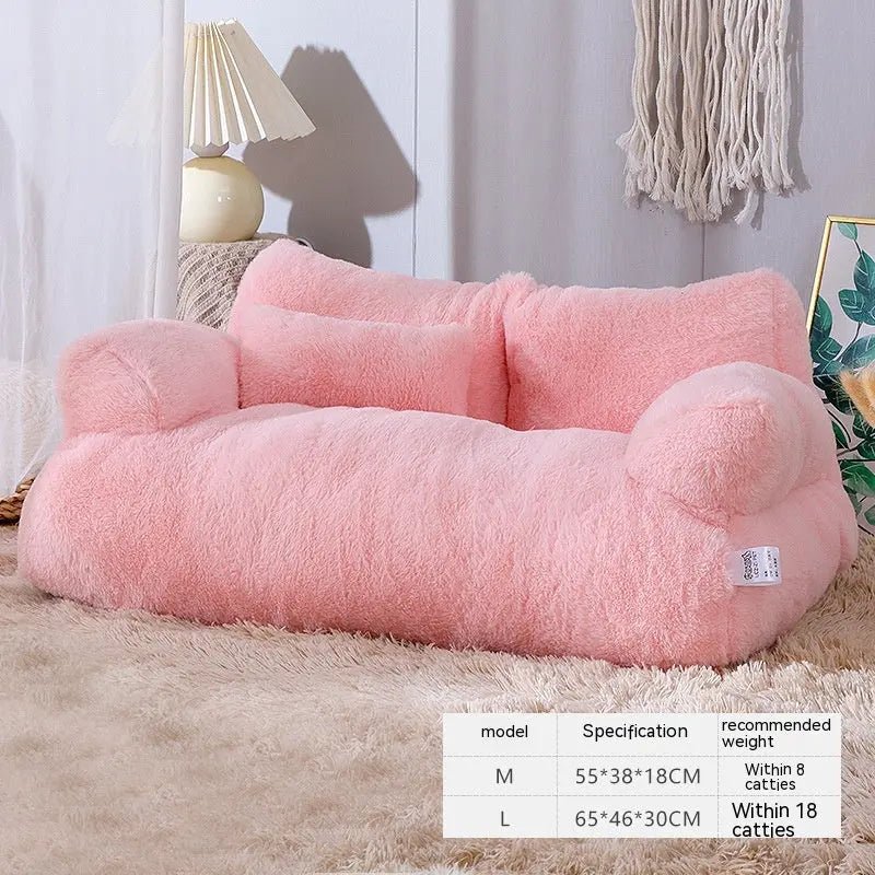 Luxury Cat Bed Sofa Winter Warm Cat Nest Pet Bed For Small Medium Dogs Cats Comfortable Plush Puppy Bed Pet Supplies - Honesty Sales