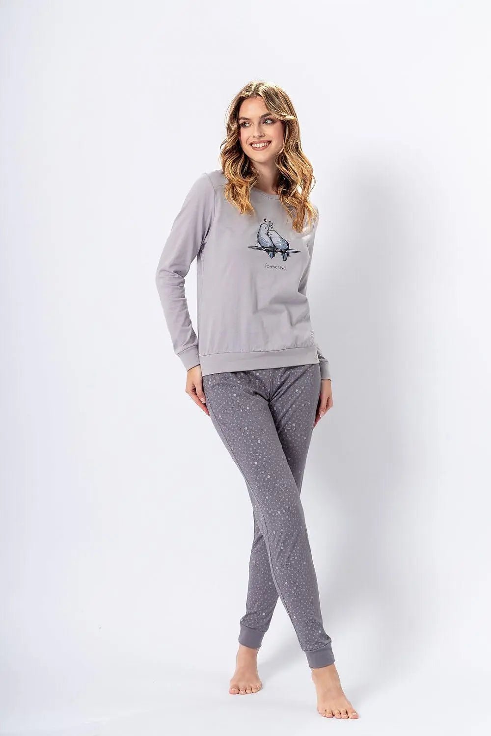 M-Max airy fabric blouse and long pants womens pajama - Honesty Sales