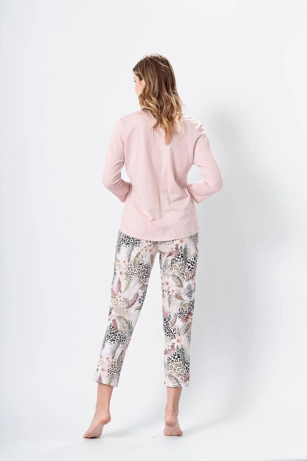 M-Max animal prints blouse and pants womens pajamas - Honesty Sales