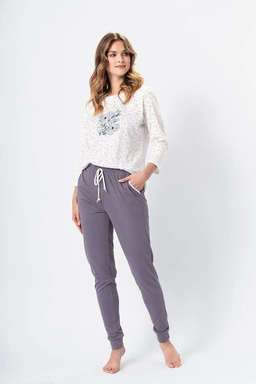 M-Max blouse and long-legged pants womens pajamas - Honesty Sales
