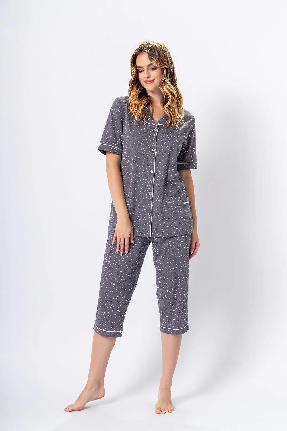 M-Max high quality blouse and half-pant womens pajamas - Honesty Sales
