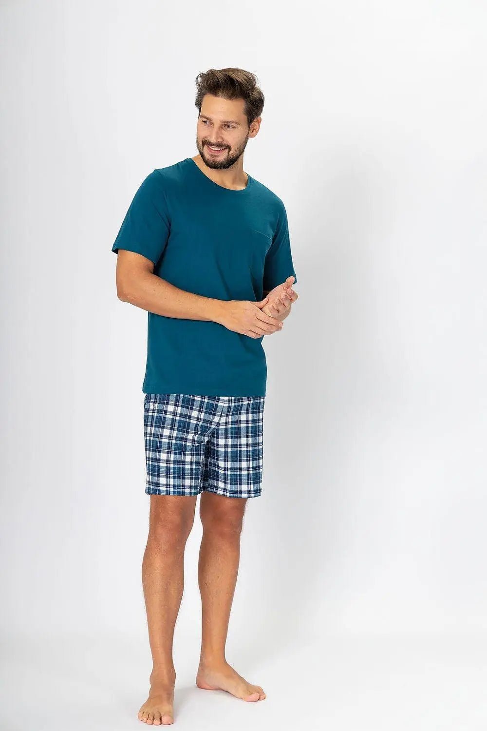 M-Max high quality cotton knit fabric men's pajamas - Honesty Sales
