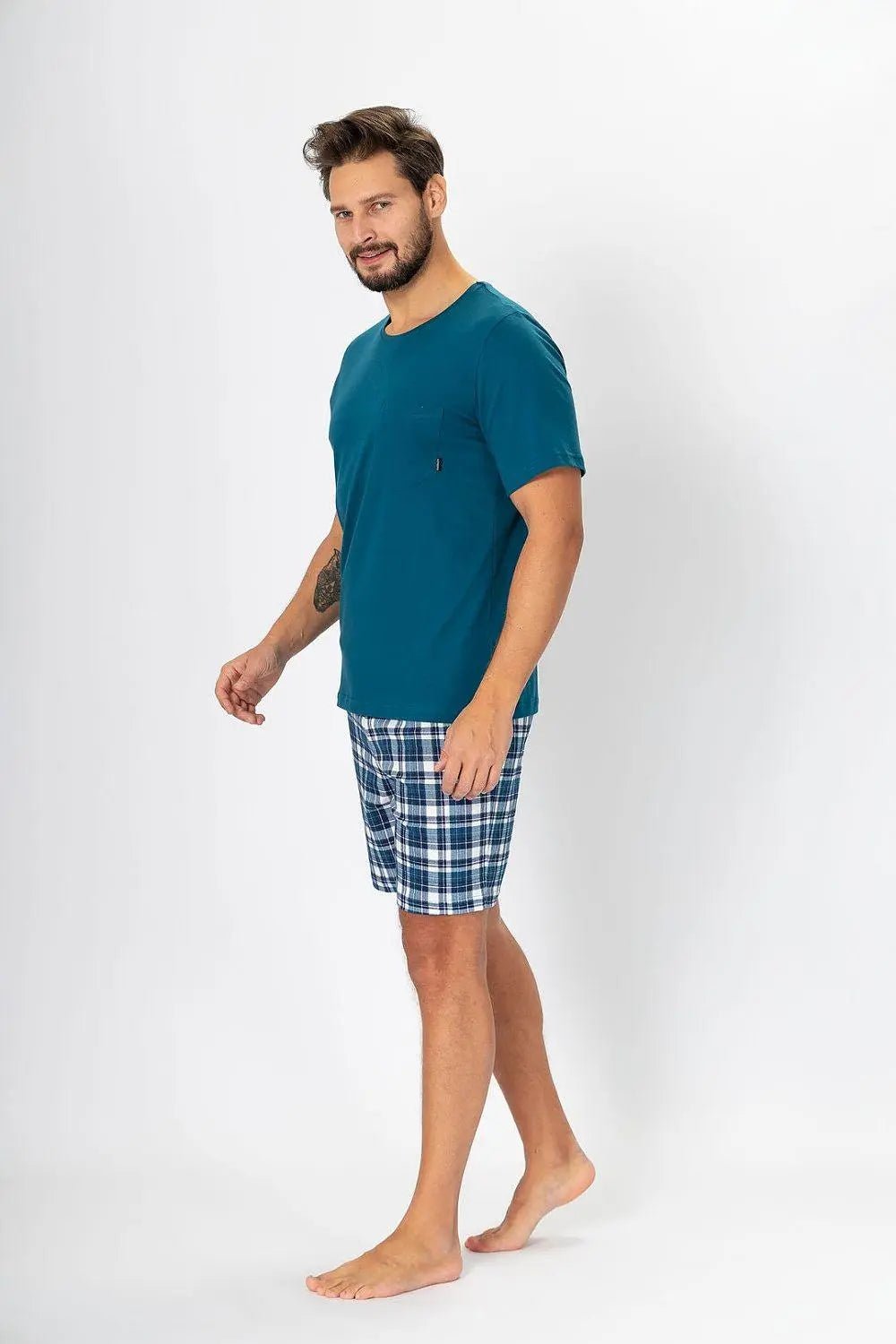M-Max high quality cotton knit fabric men's pajamas - Honesty Sales