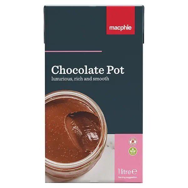 Macphie Chocolate Pot 1 Litre - Honesty Sales