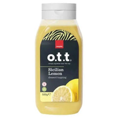Macphie o.t.t® Sicilian Lemon dessert topping 500g - Honesty Sales
