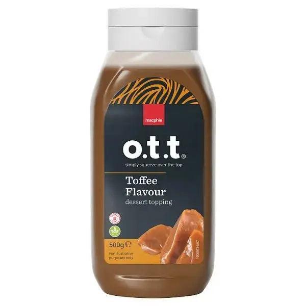 Macphie o.t.t ® Salted Caramel dessert topping 500g (Case of 6) - Honesty Sales