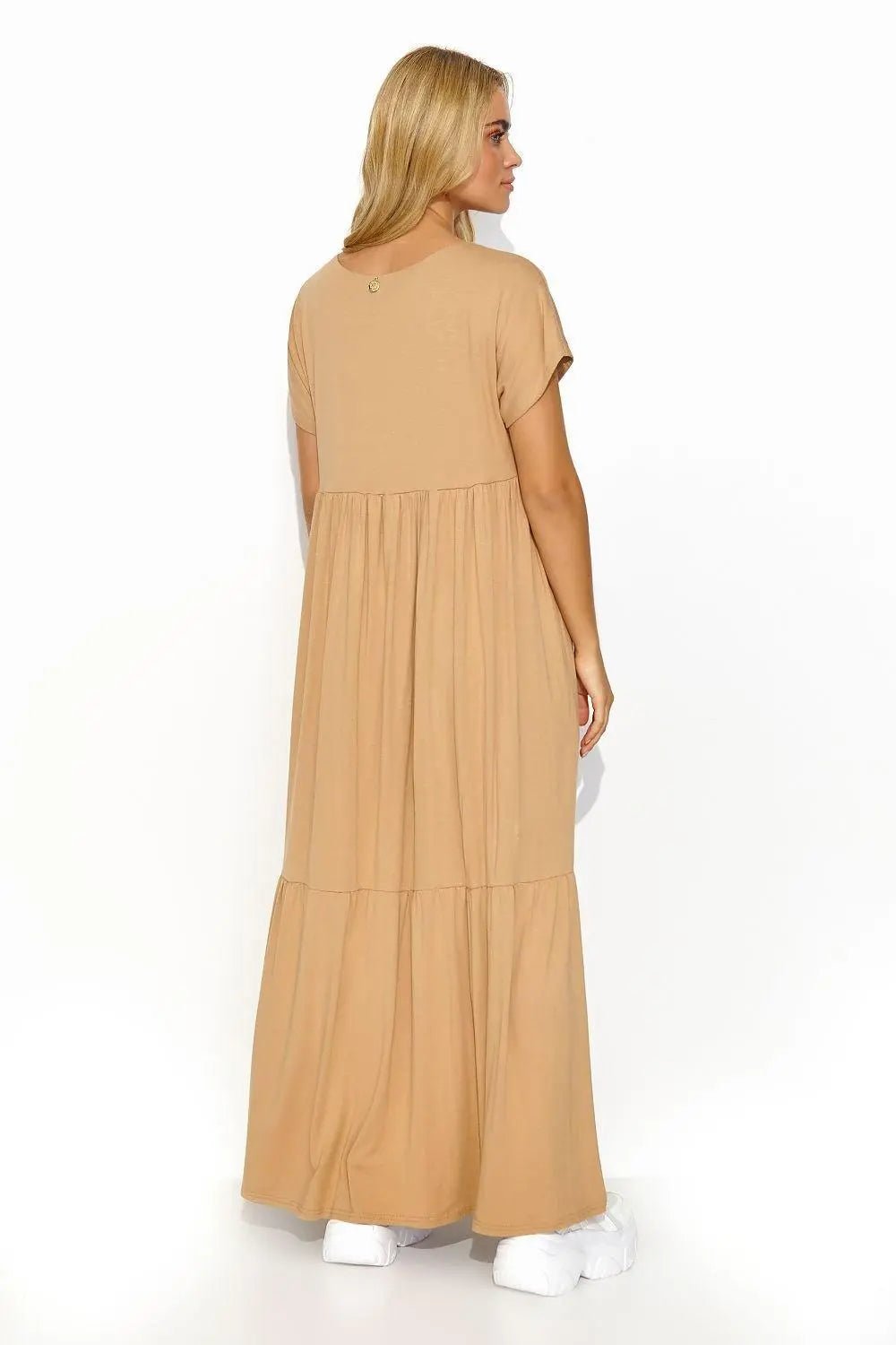 Makadamia airy, casual and fashionable maxi dress - Honesty Sales