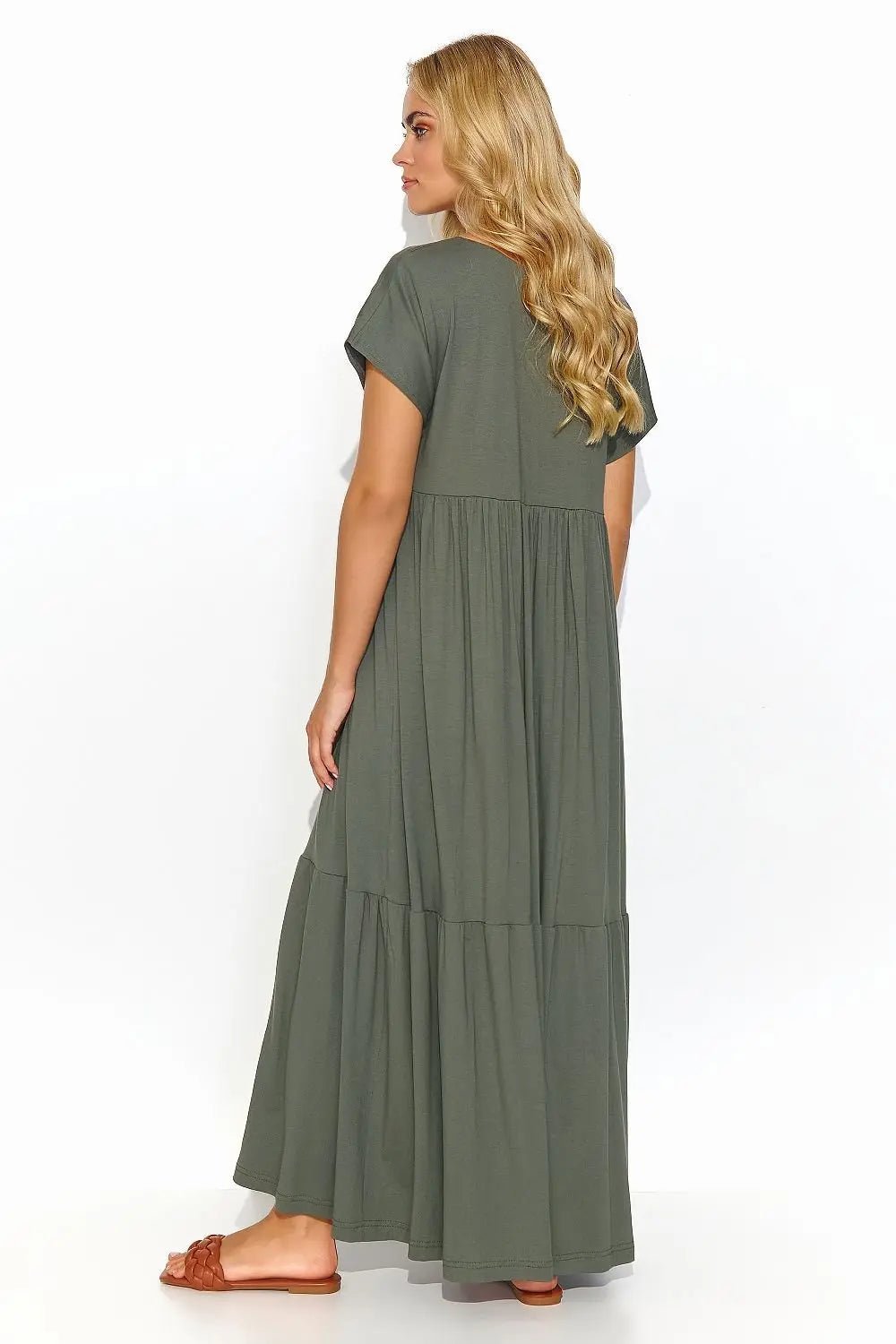 Makadamia airy, casual and fashionable maxi dress - Honesty Sales