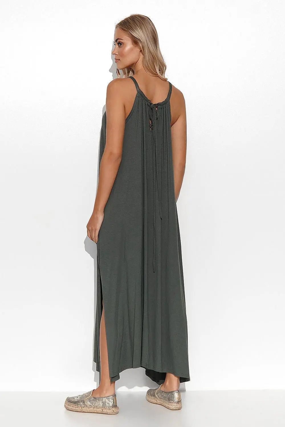 Makadamia beautiful viscose long dress - Honesty Sales