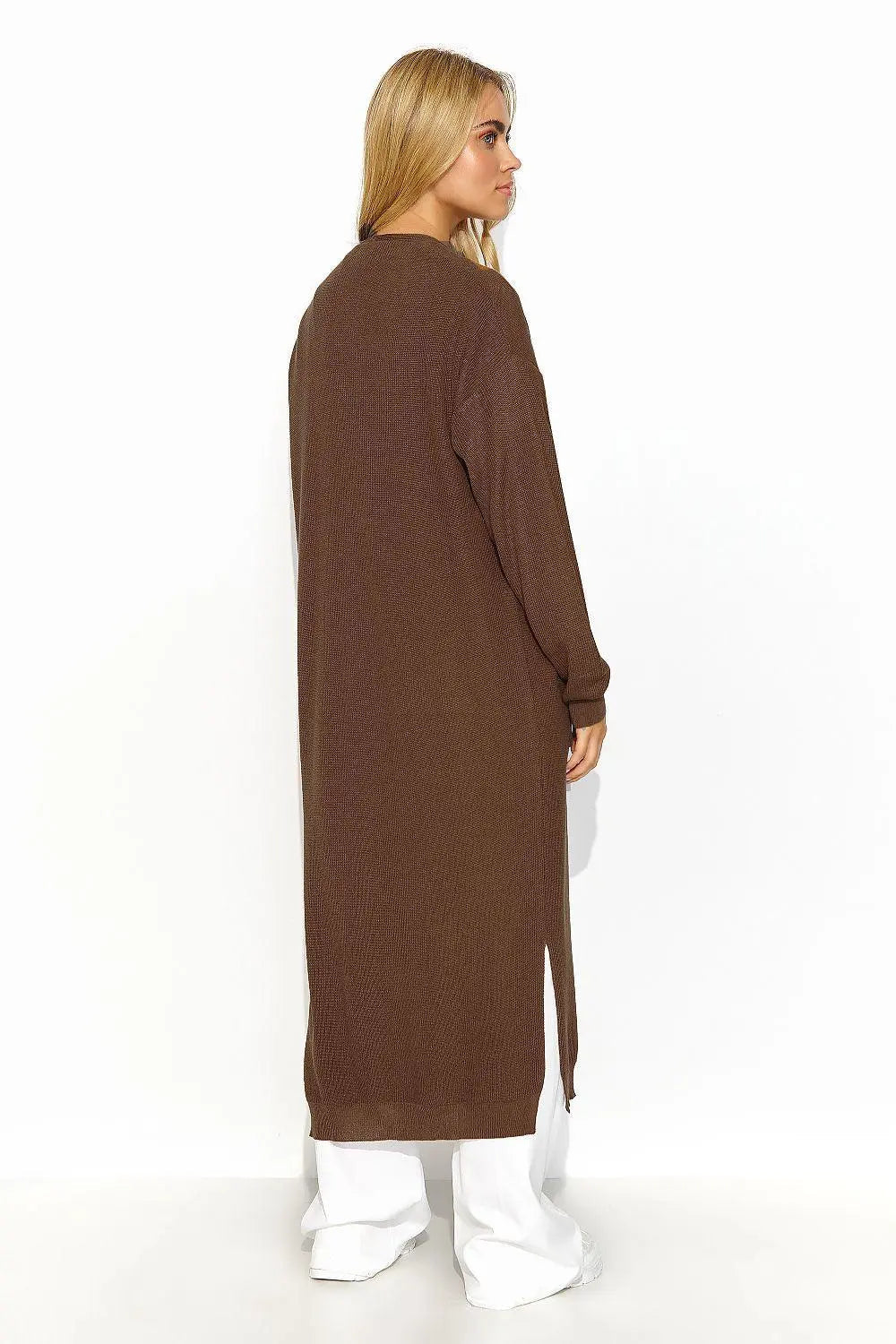 Makadamia long unbuttoned cardigan - Honesty Sales