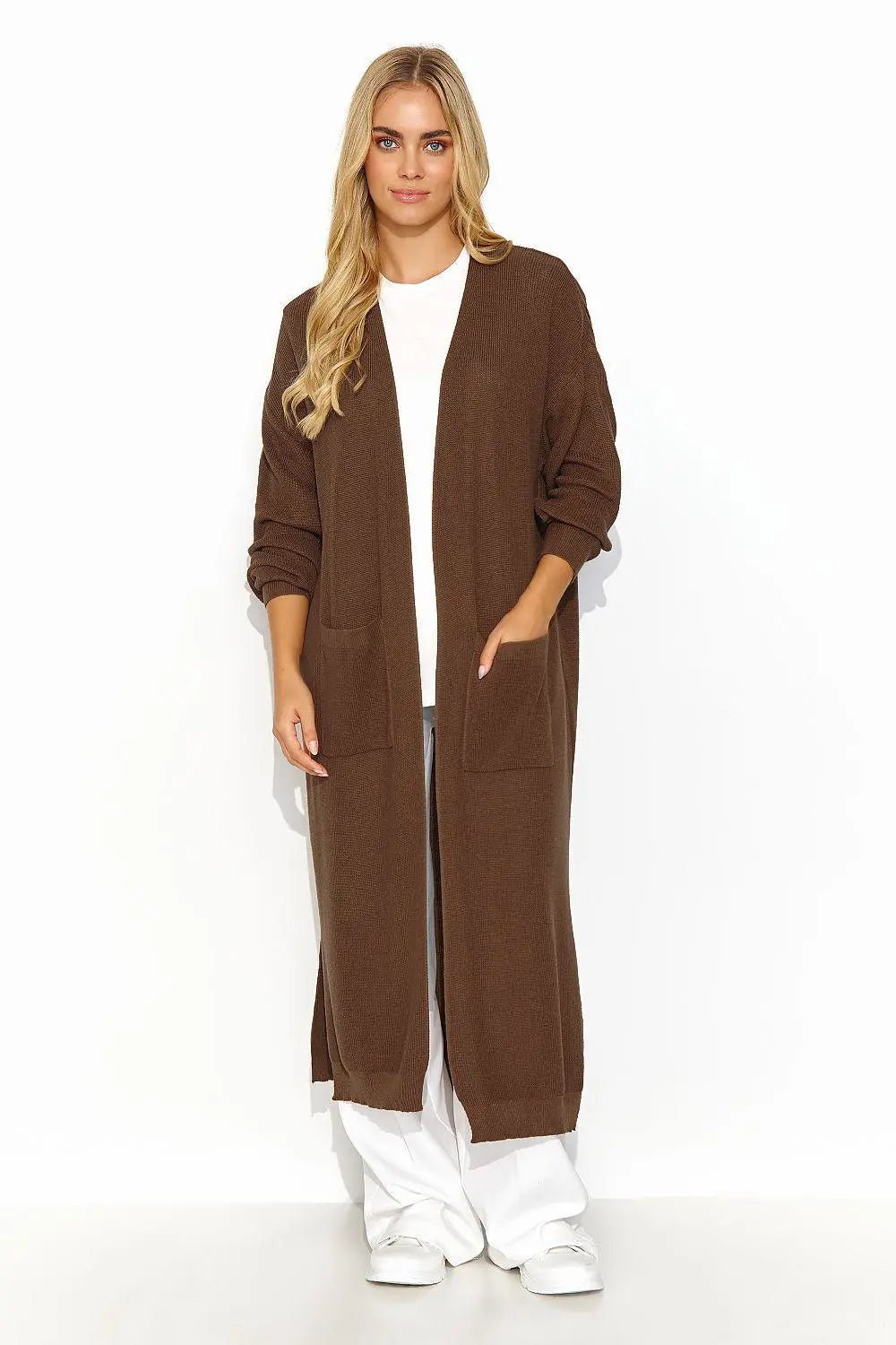 Makadamia long unbuttoned cardigan - Honesty Sales