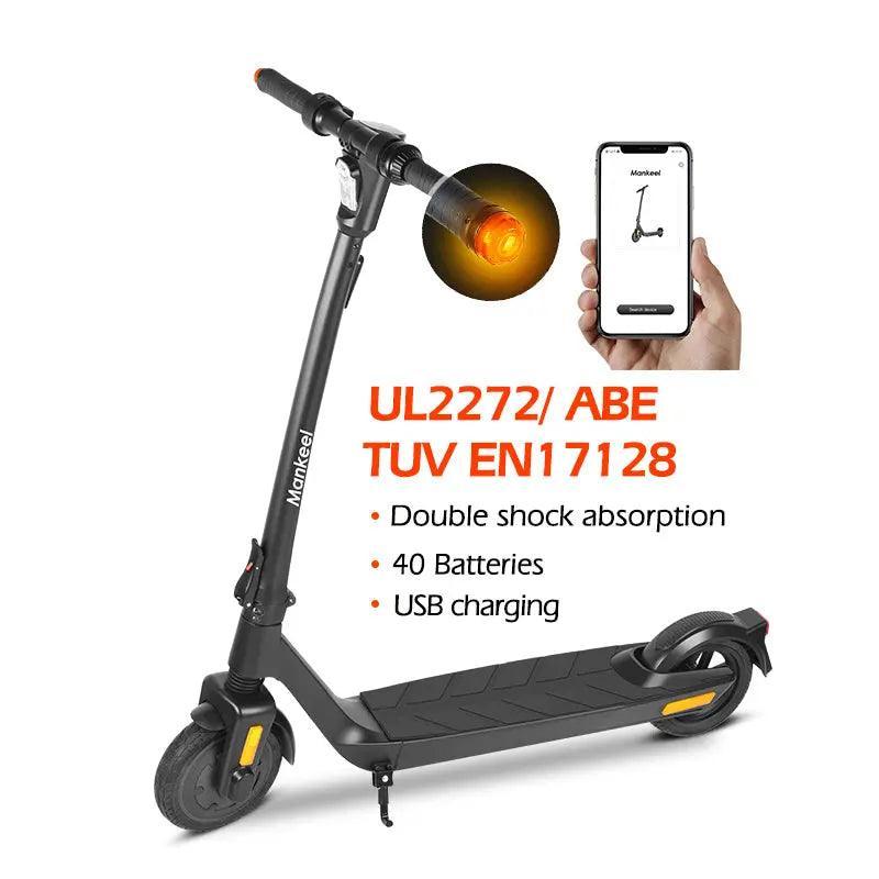 Mankeel MK090 Steed 36V/10.4Ah 350W Folding Electric Scooter - Honesty Sales