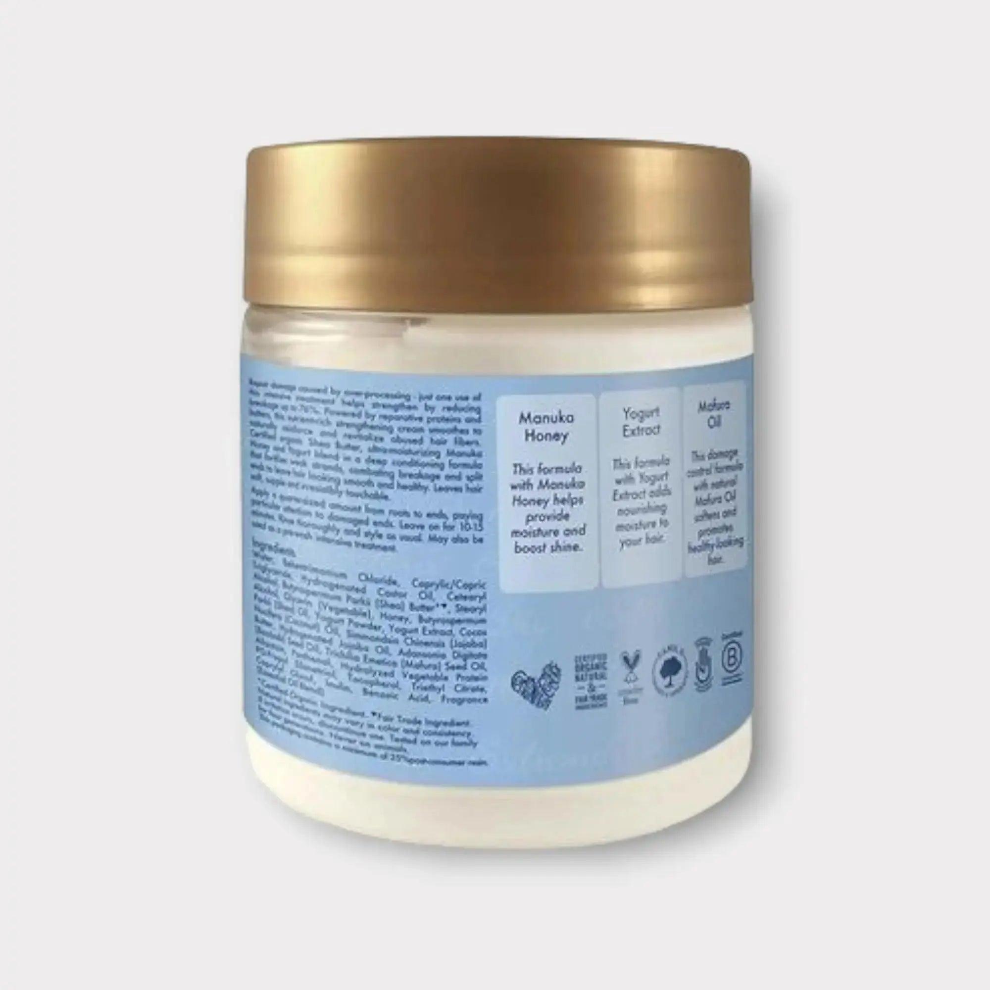 Manuka Honey & Yogurt Hydrate + Repair Protein-Strong Treatment 8oz - Honesty Sales