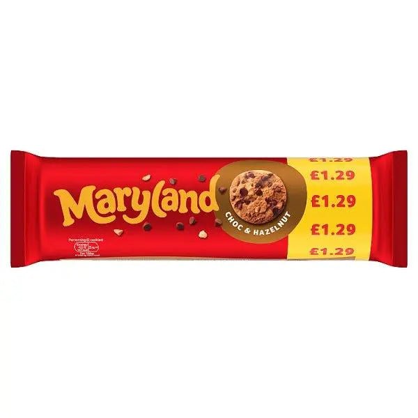 Maryland Cookies Choc & Hazelnut 200g (Case of 12) - Honesty Sales