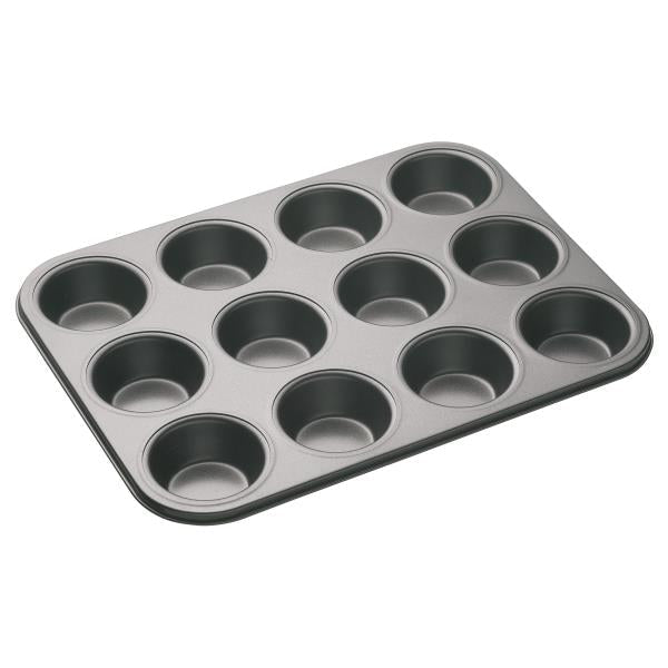 MasterClass Non - Stick 12 Hole Deep Baking Pan - Honesty Sales