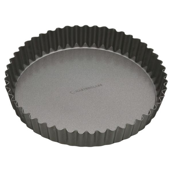 MasterClass Non - Stick Loose Base Fluted Quiche Tin, 30cm - Honesty Sales